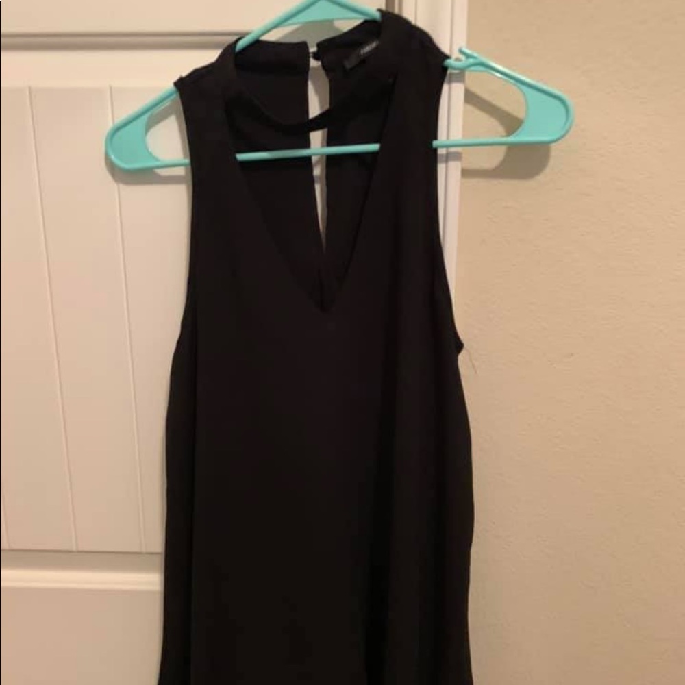 Black key hole dress